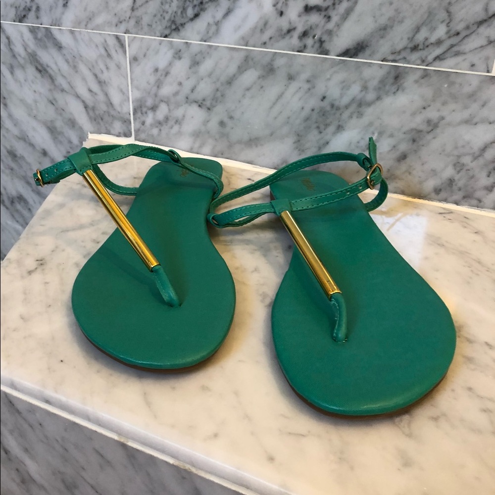 Mossimo Turquoise Sandals, Size US 10